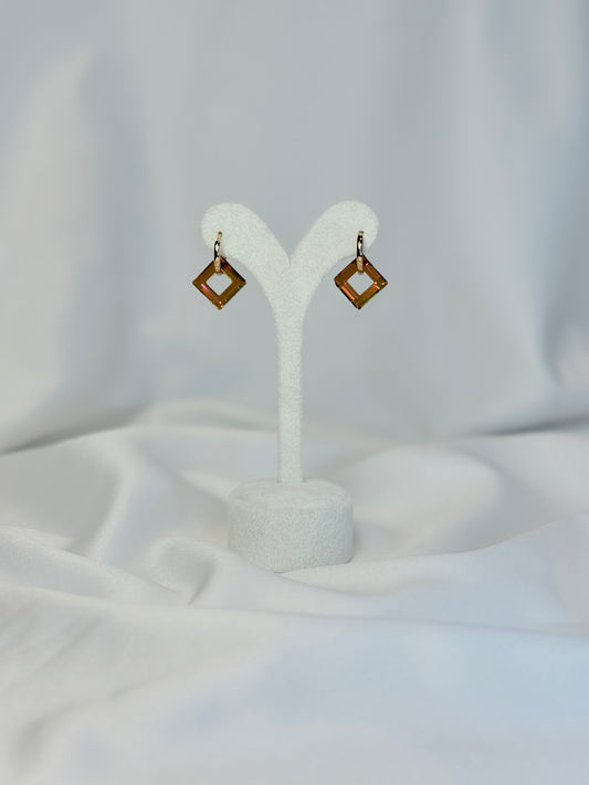 Özel Seri Xuping Halka Kahve Küpe