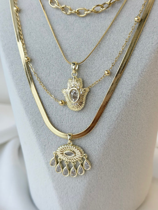 4'lü Ayrı Ayrı Kullanıma Uygun Denge Aura Kolye