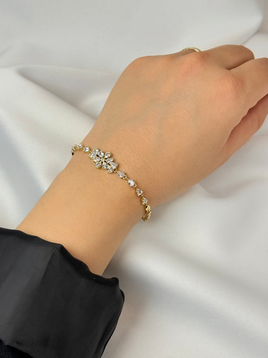 Özel Seri Xuping Su Damlalı Çiçek Bileklik