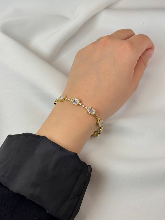 Özel Seri Xuping Baget Zirkon Taşlı Bileklik