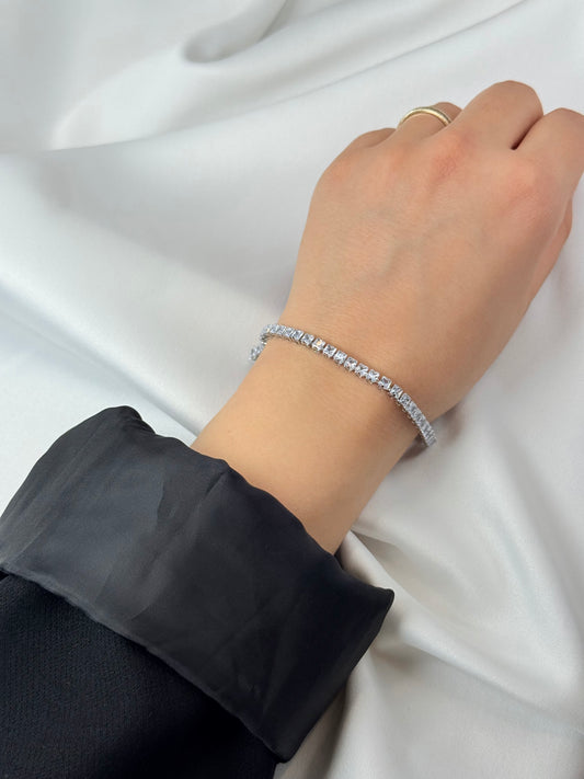 Su Yolu Zirkon Taşlı Bileklik