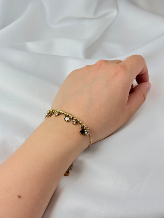 Çift Renk Yonca Bileklik