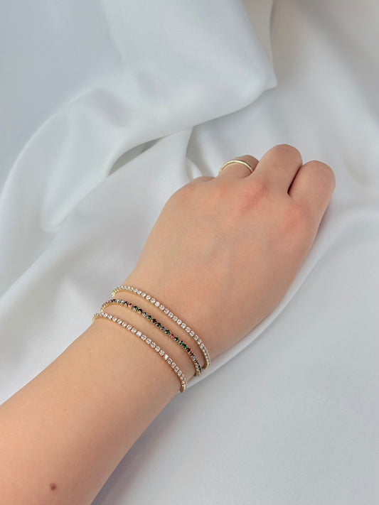 Özel Seri Xuping İnce Zirkon Bileklik