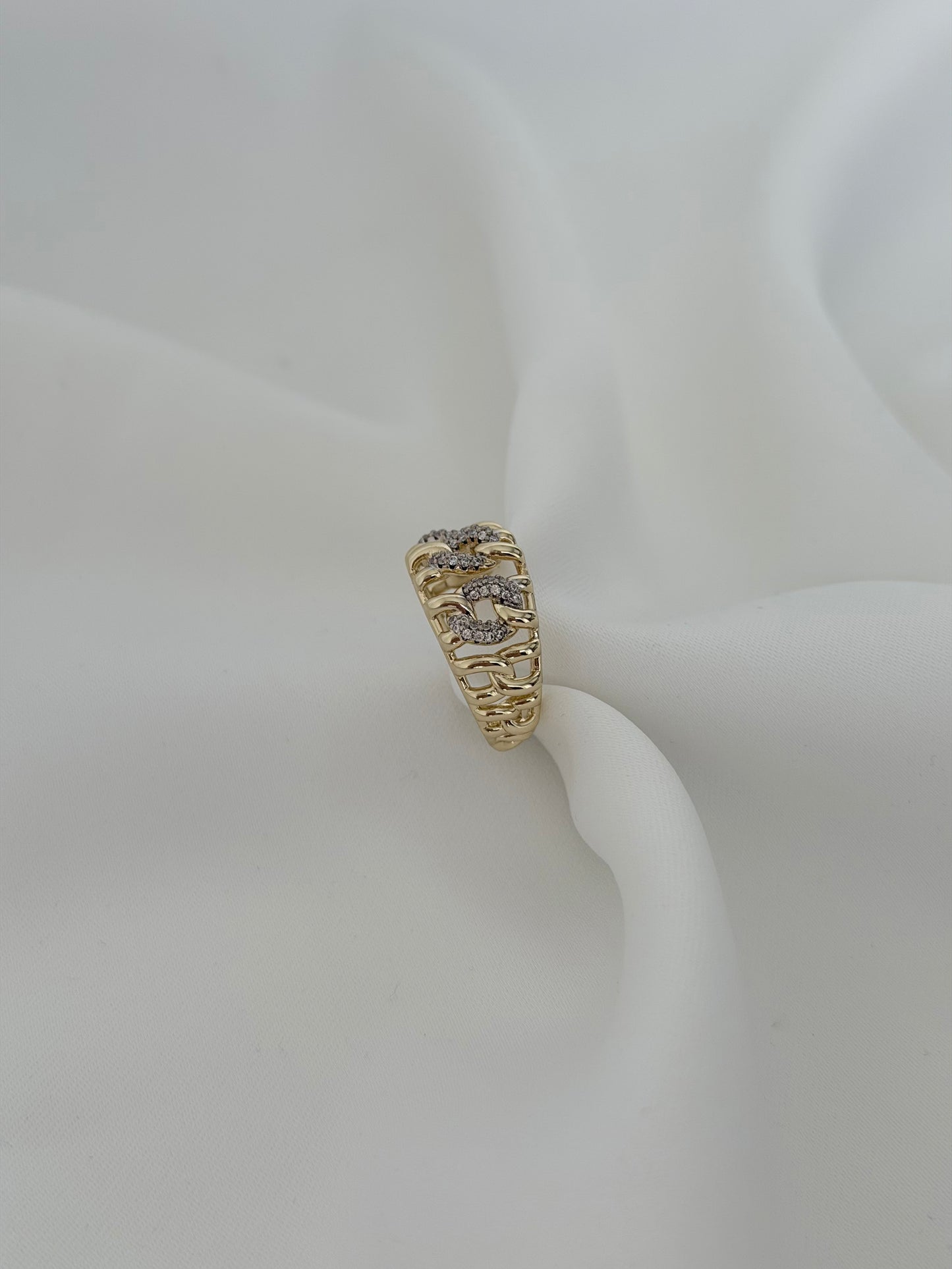 Özel Seri Xuping Gold Gurmet Dokulu Yüzük