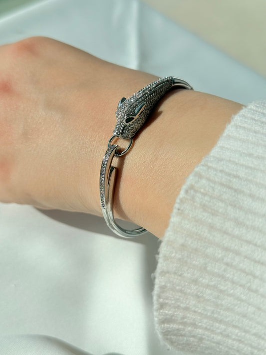 Leopar Zirkon Taşlı Bilezik