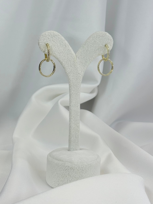 Özel Seri Xuping Taşlı Halka Küpe