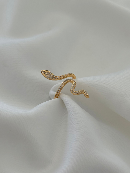 Yılan Detay Yüzük Ayarlanabilir