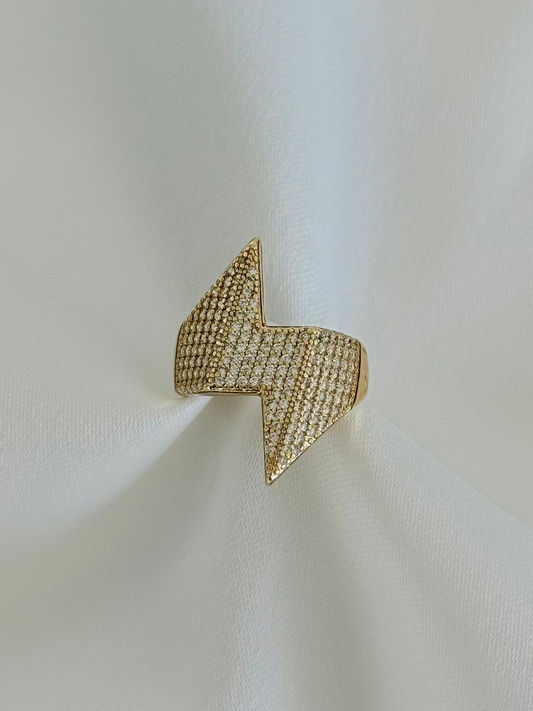 Özel Seri Xuping Zirkon Taşlı Geometrik Yüzük