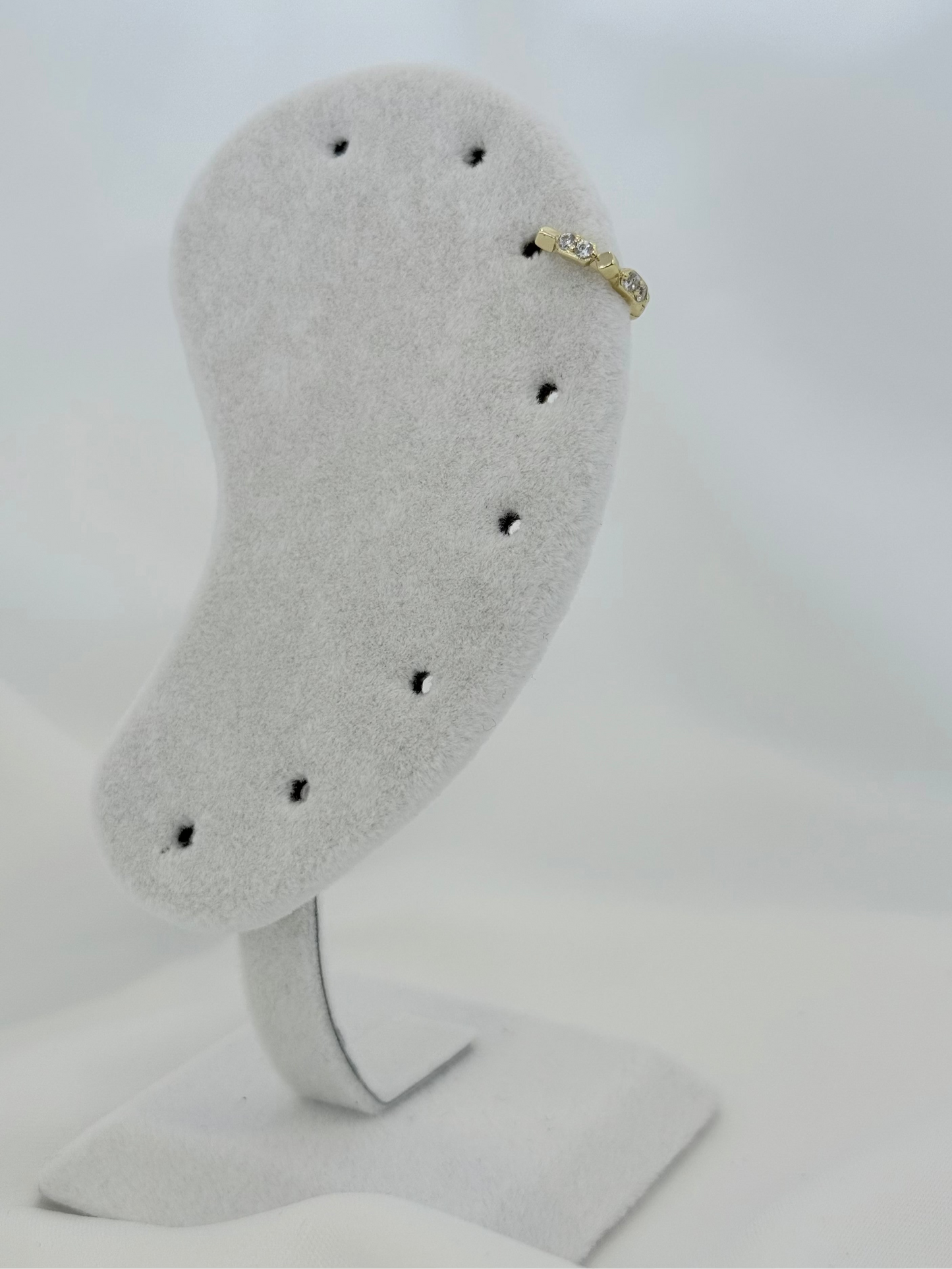 Özel Seri Xuping Gold Taşlı Helix Küpe