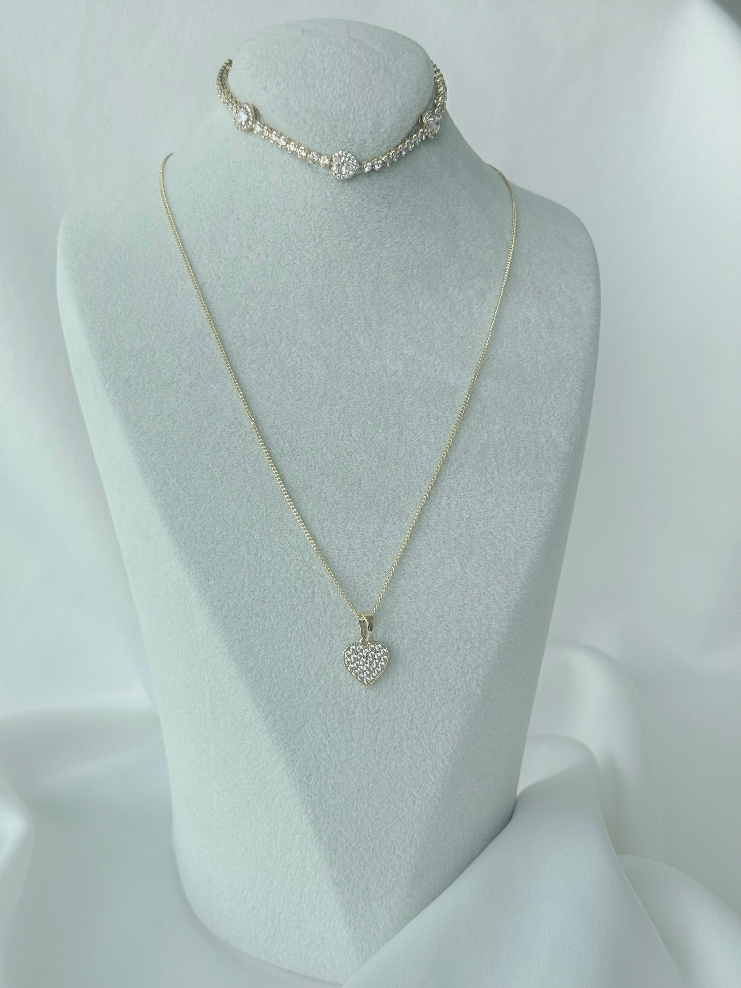 Özel Seri Xuping Pure Love Kolye Bileklik Seti