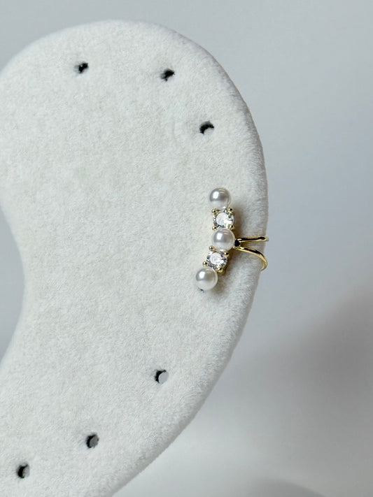 İnci Taş Kıkırdak Küpe