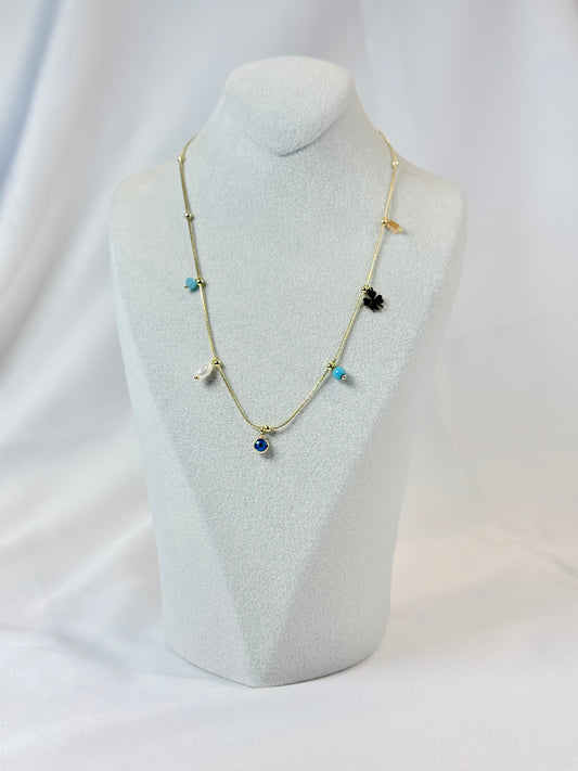 Mini Nazar Boncuklu Kolye