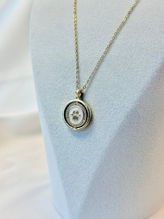 Sedefli Fatma Ana Eli Kolye