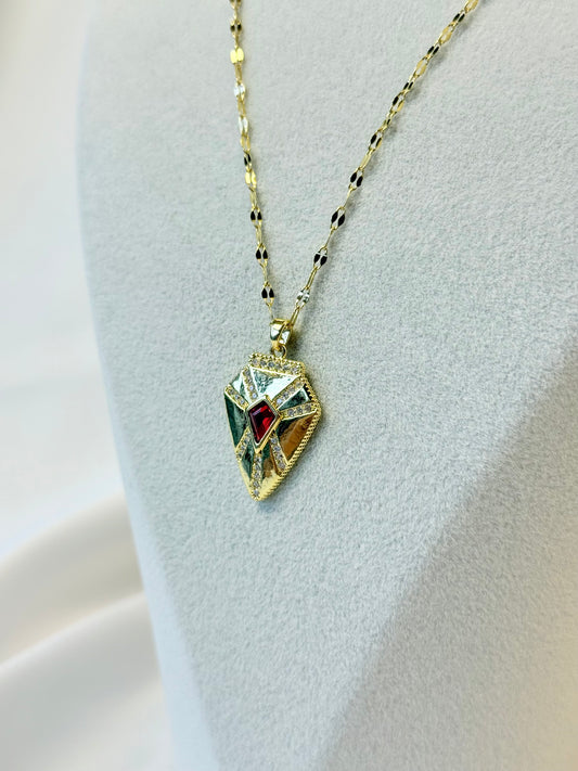 Kırmızı Taş Kolye