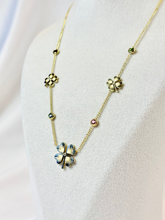 4 Yapraklı Yonca Kolye