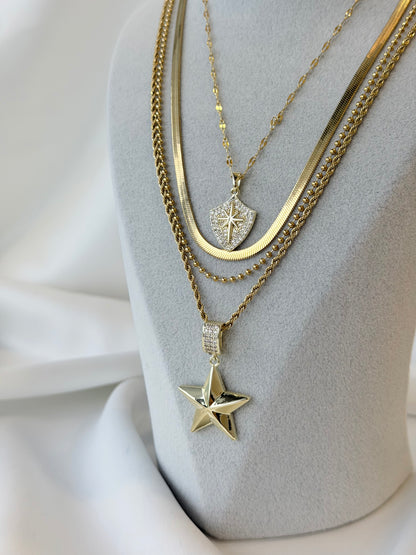 4'lü Ayrı Ayrı Kullanıma Uygun Denge Glow Kolye