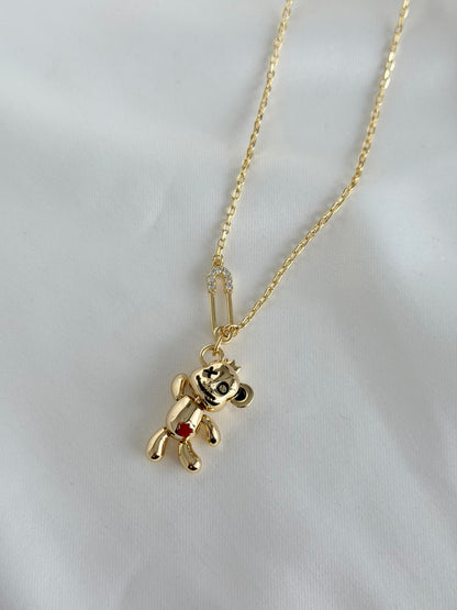 Özel Seri Xuping Teddy Charm Kolye