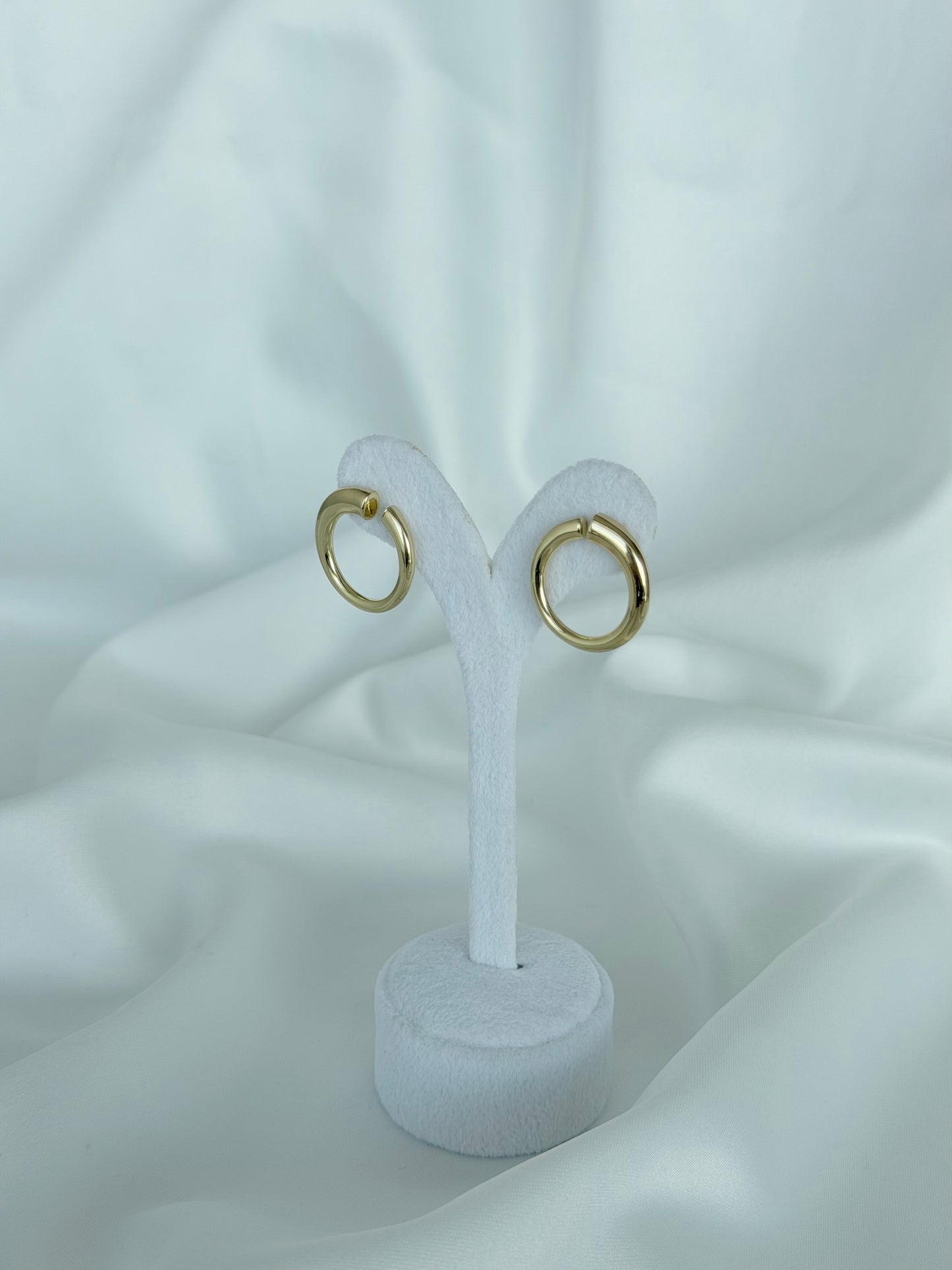 Özel Seri Minimal Gold Halka Küpe