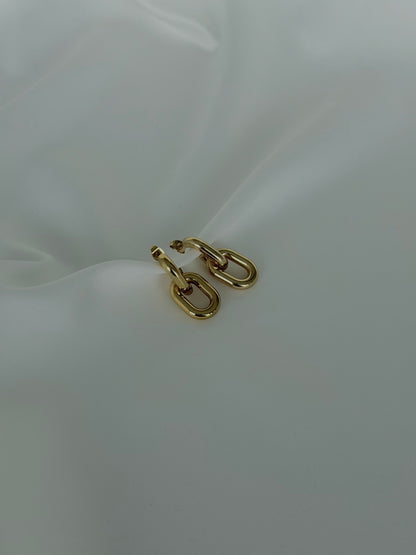 Chain Halka Çelik Küpe