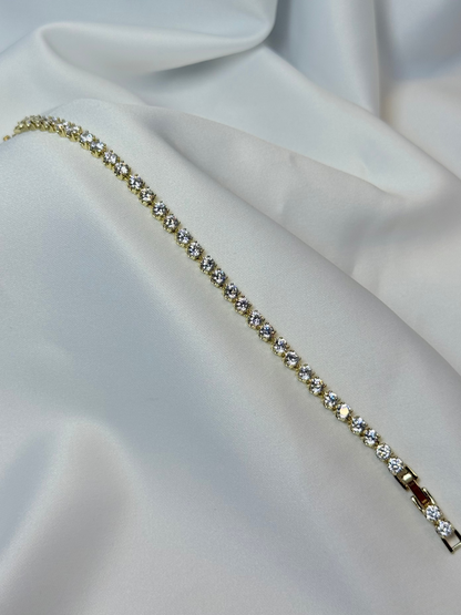 Özel Seri Xuping Oval Kristal Taşlı Bileklik