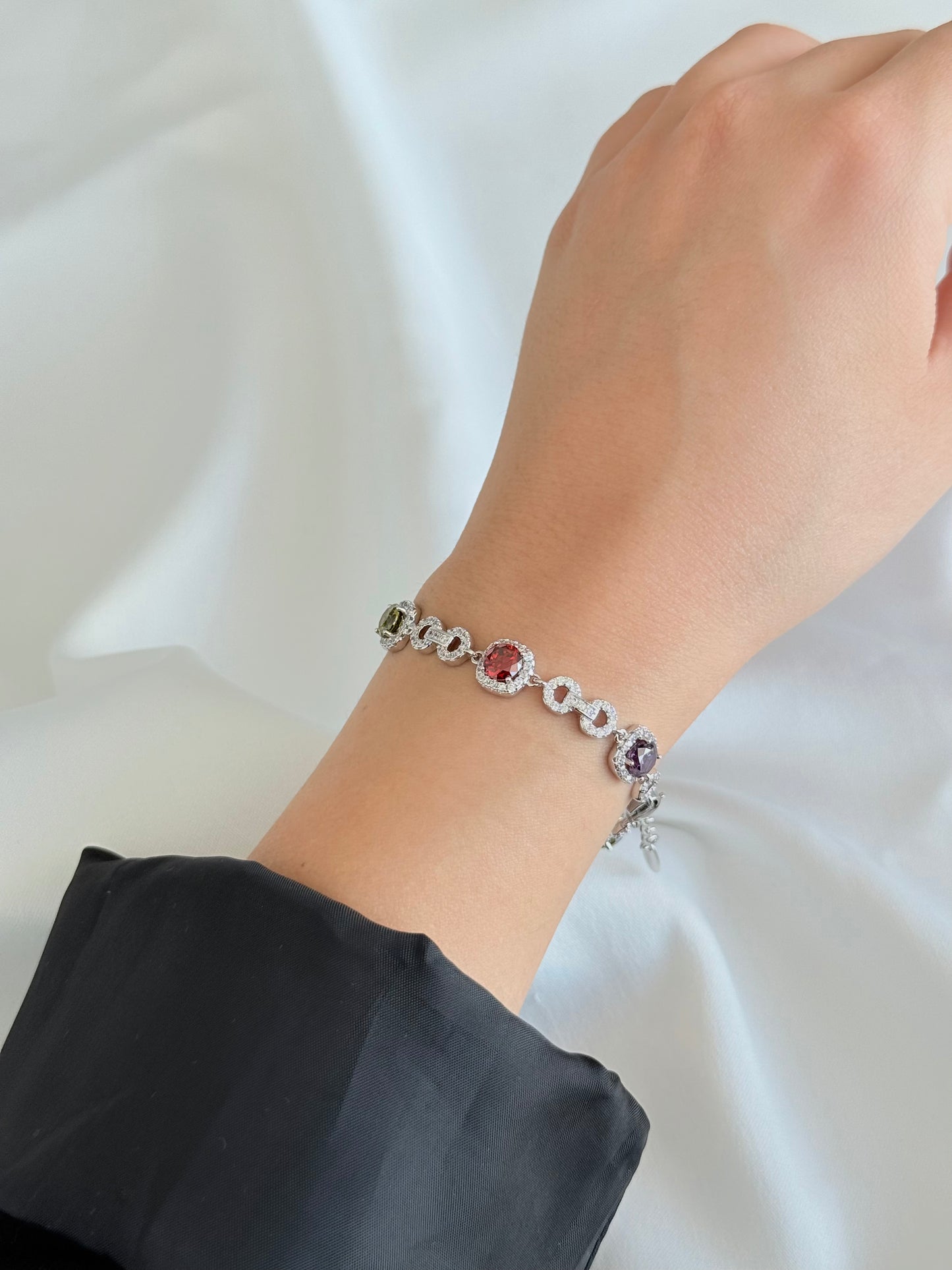 Özel Seri Xuping Zirkon Taşlı Renkli Bileklik