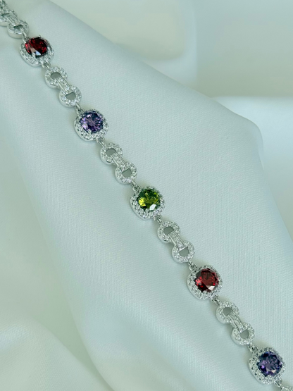 Özel Seri Xuping Zirkon Taşlı Renkli Bileklik