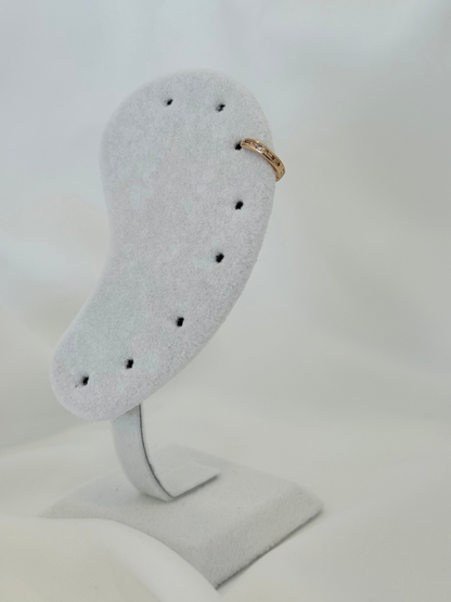 Özel Seri Xuping Rose Gold Taşlı Helix Küpe