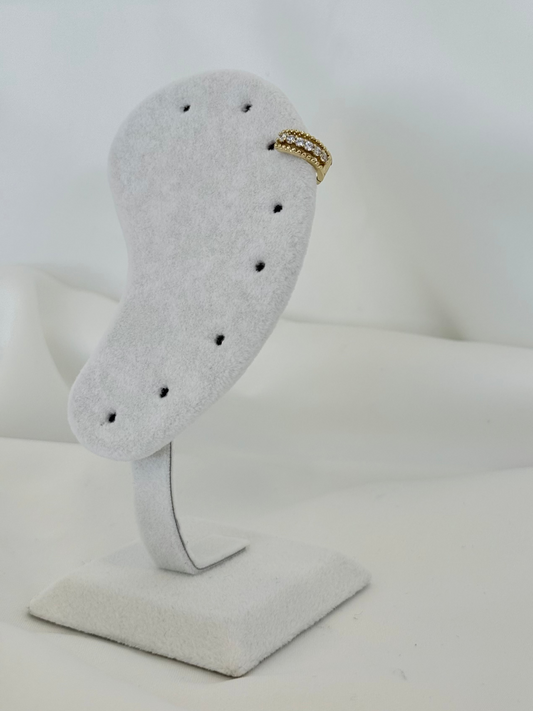 Özel Seri Xuping Sıralı Taş Helix Küpe