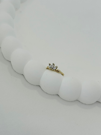 Özel Seri Xuping Lotus Helix Küpe