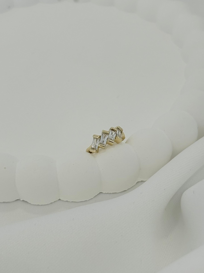 Özel Seri Xuping Zirkon Helix Küpe