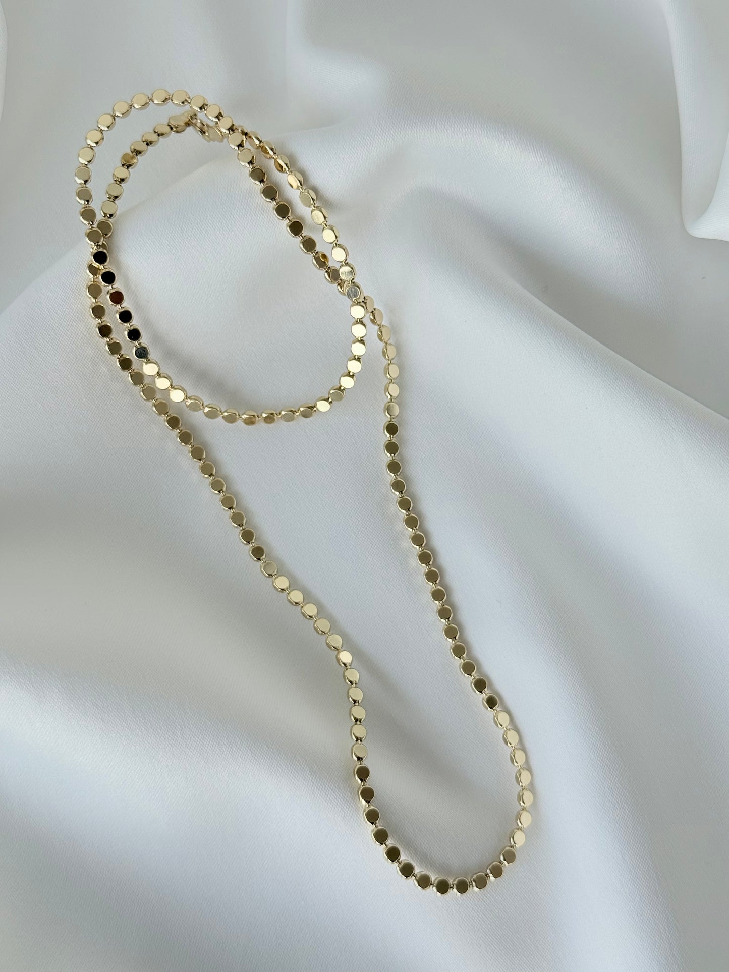 Özel Seri Xuping 60 cm Gold Pul Kolye