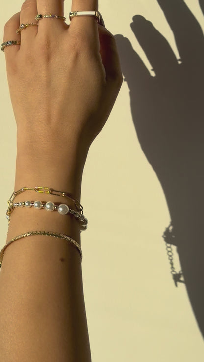 İnci Zarafeti UNARA Bileklik Seti